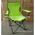 Portable outdoor folding fishing chair with rod holder 120kg